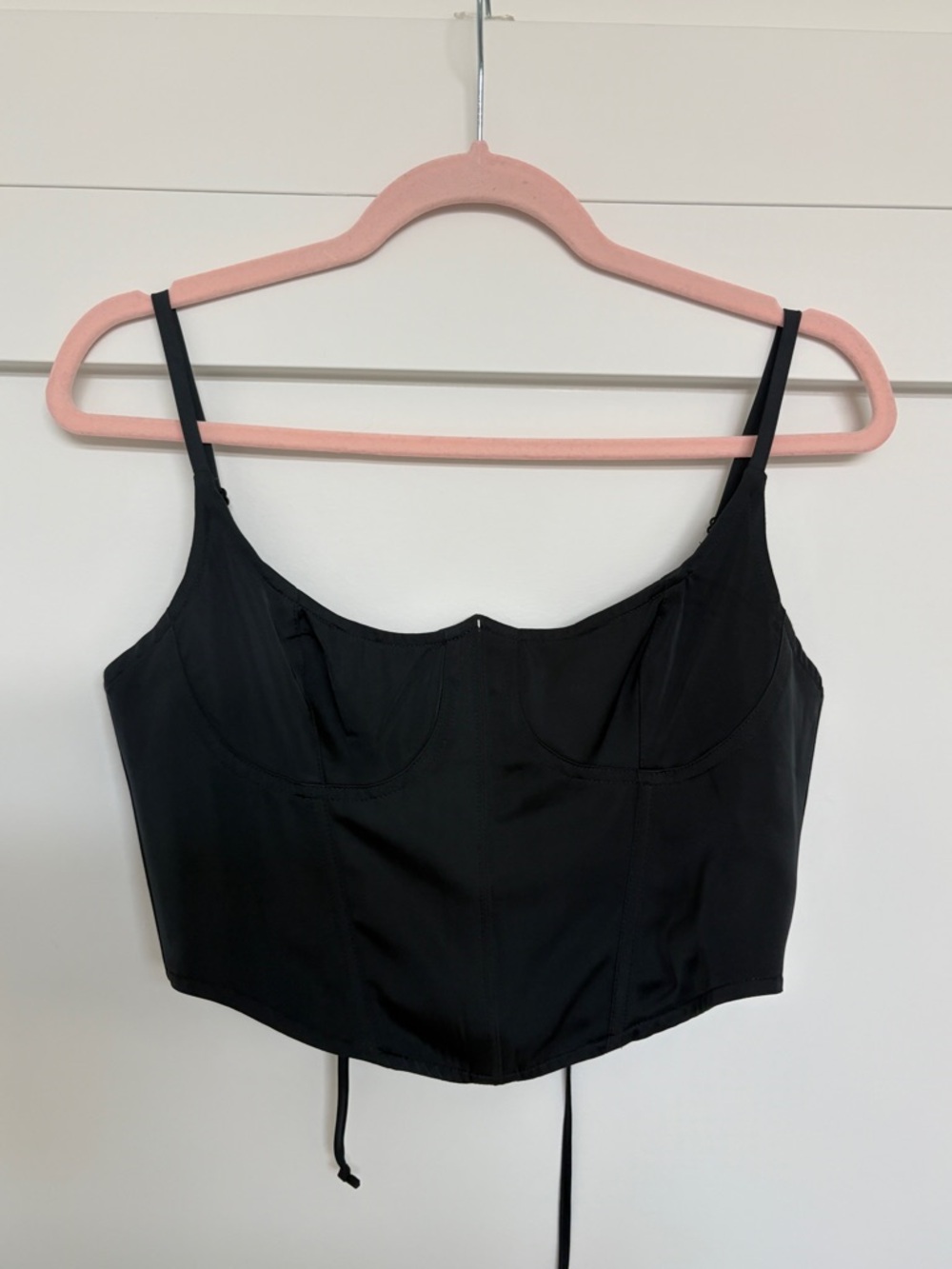 Urban Outfitters Black Strappy Bustier Top